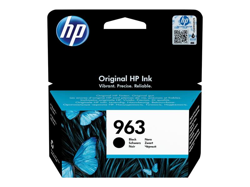 Blækpatron - HP 963 - Black - 1000 sider