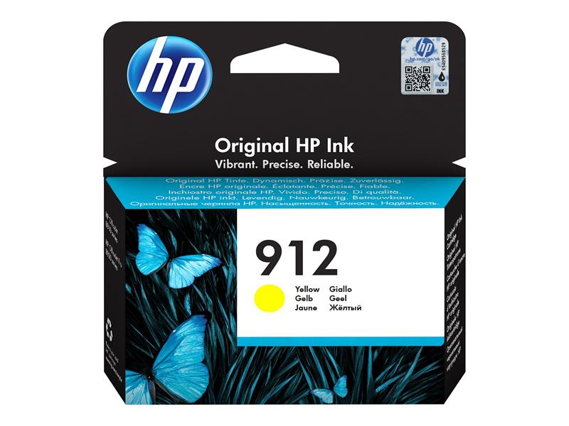 Blækpatron - HP 912 - Gul - 315 sider