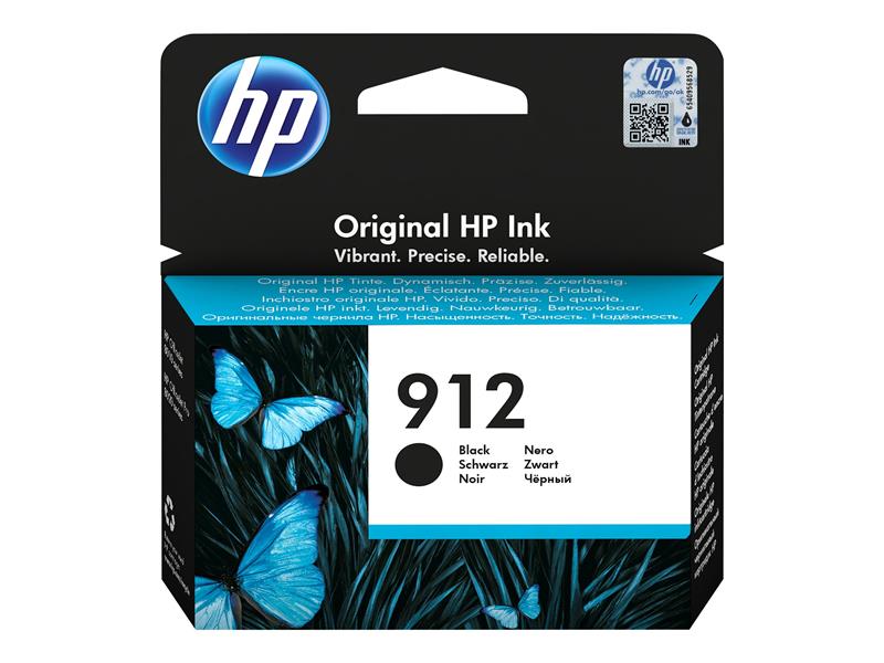 Blækpatron - HP 912 - Black - 300 sider
